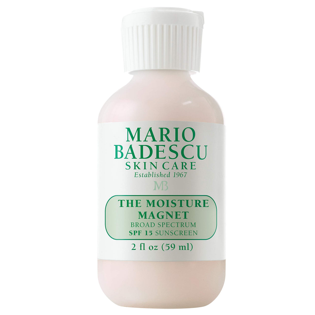 Mario Badescu The Moisture Magnet Face Moisturizer for Women and Men with SPF 15, Ideal Facial Moisturizer for Combination, Dry or Sensitive Skin, Makeup Primer Face Cream, 2 Fl Oz