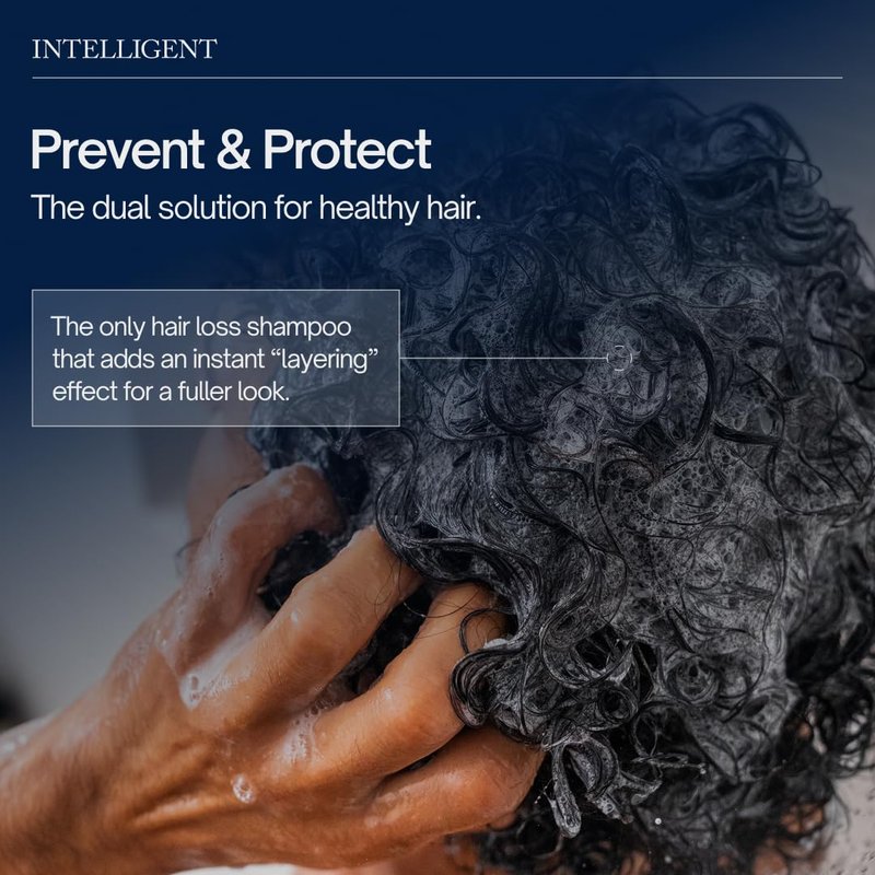 INTELLIGENT Super Volumizing Hair Loss Shampoo - Strengthens Weakened Hair | Maximizes Volume | Formulated for Thinning Hair | 10 fl oz (295 ml)