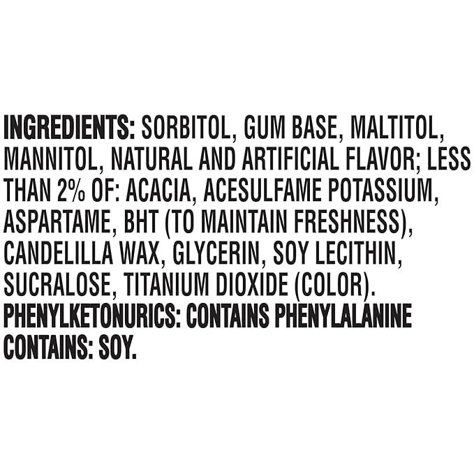 Dentyne Ice Peppermint Sugar-Free Chewing Gum, 9 Packs of 16 Pieces (144 Total Pieces)
