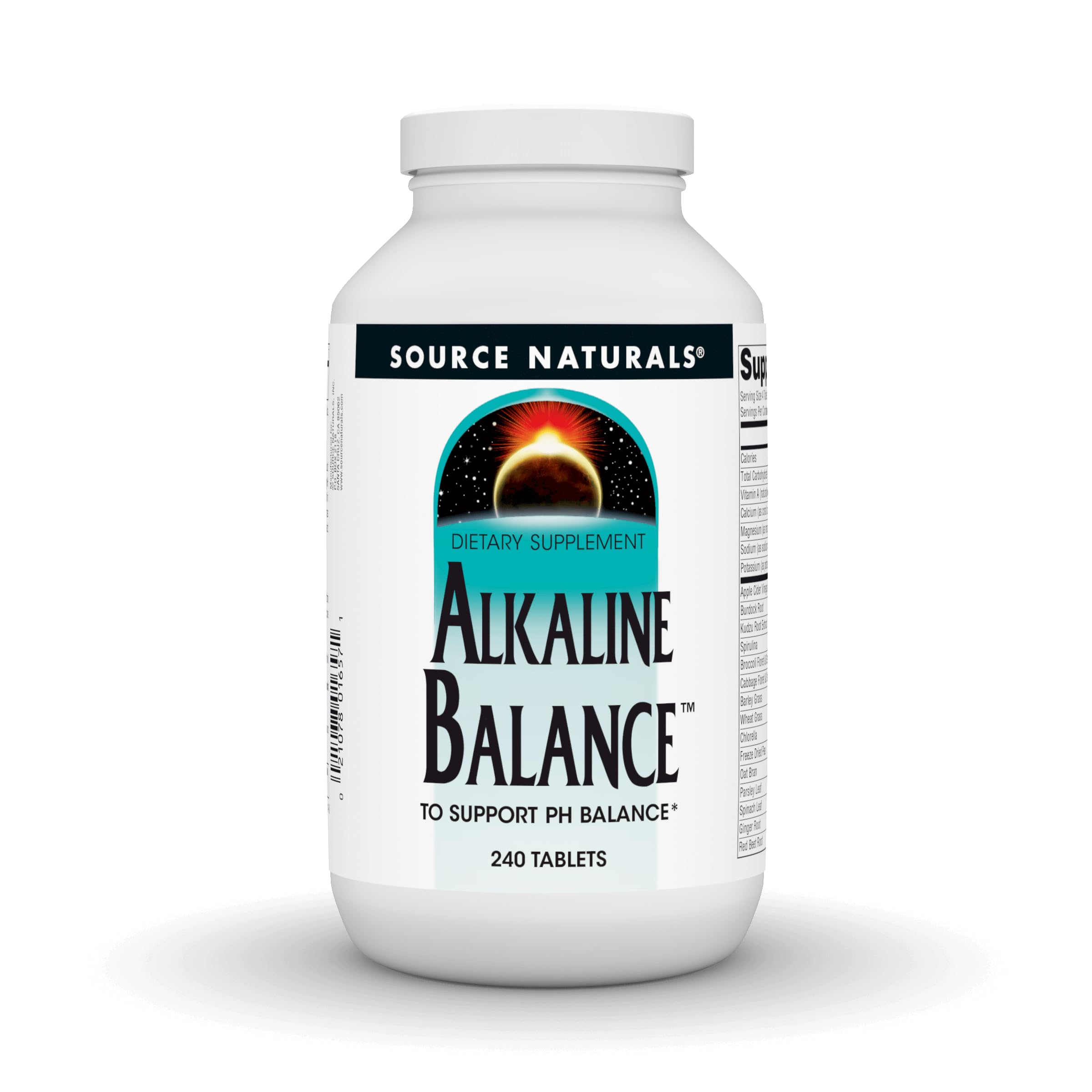 Source Naturals Alkaline Balance to Support PH Balance* - 240 Tablets
