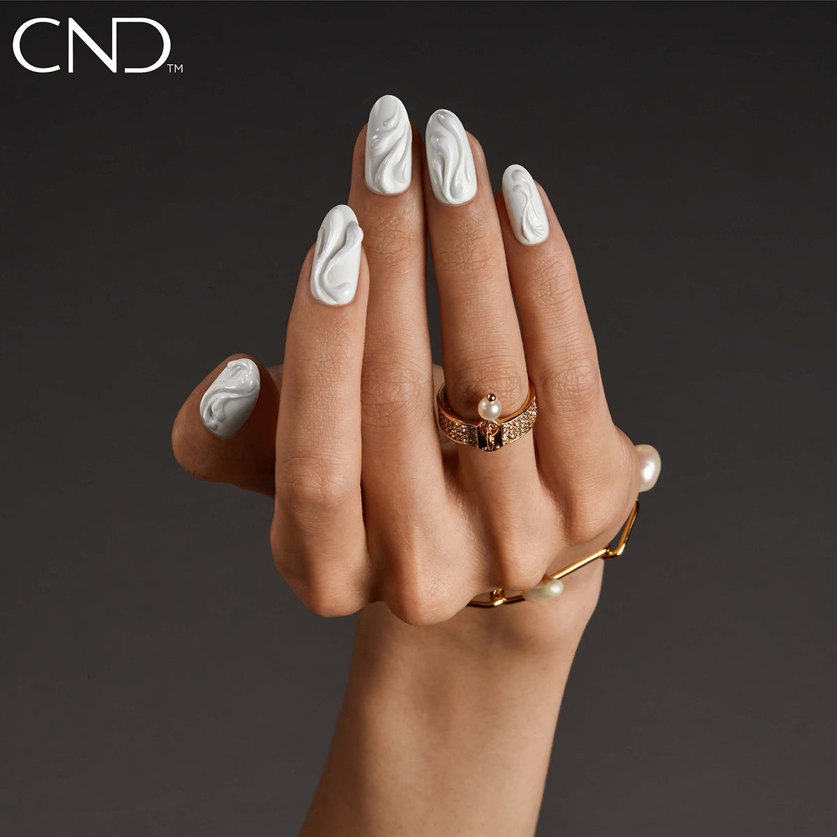 CND Vinylux Longwear White Nail Polish, Gel-like Shine & Chip Resistant Color, Studio White, 0.5 fl. oz