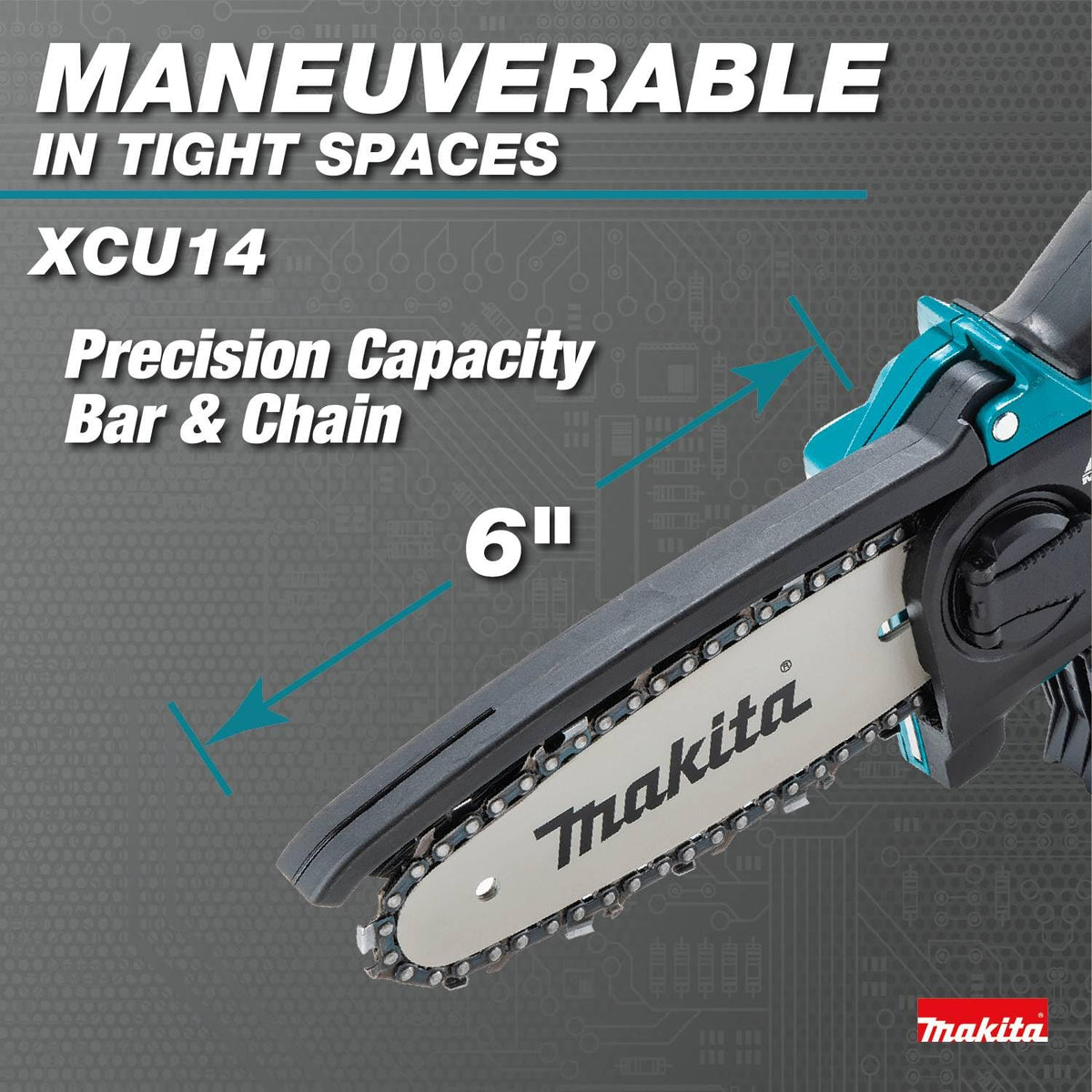 Makita XCU14Z 18V LXT® Lithium-Ion Brushless Cordless 6" Pruning Saw, Tool Only