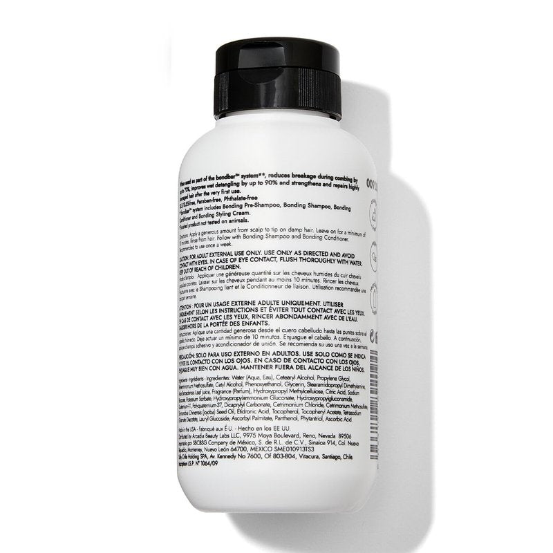 Bondbar PreShampoo Repair Treatment for Damaged Hair, Reduces Breakage & Frizz, Moisturizes & Adds Shine, Strengthens All Hair Types & Textures, Vegan, CrueltyFree, 4 Fl. Oz.