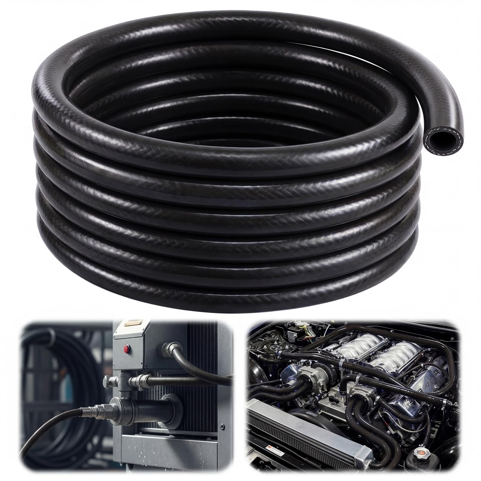 Outus 1-1/4 ID Silicone Heater Hose 5ft Roll, Coolant Radiator Straight 60 Psi Pressure Reinforced High Temperature for Water/ga