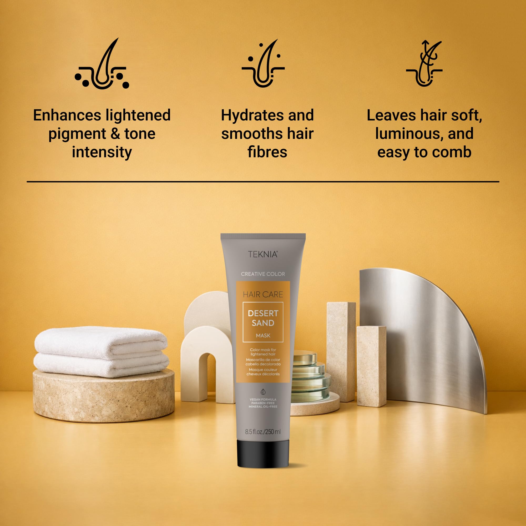 Lakmé Teknia Desert Sand Creative Color Mask, 8.5 fl oz