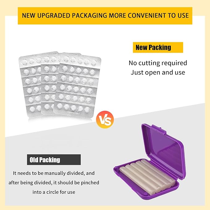 180PCS Braces Wax,Orthodontic Wax with Individual Packaging,Dental Waxs for Brace Travel Home Office,Mint and Strawberry Mix
