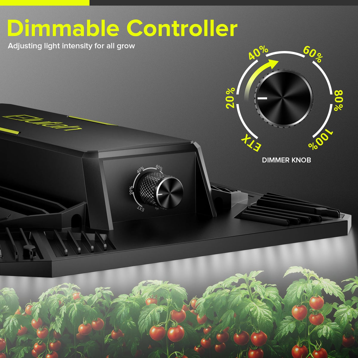 Elufah LED Grow Light for Indoor Plants 120W Plant Lights Full Spectrum