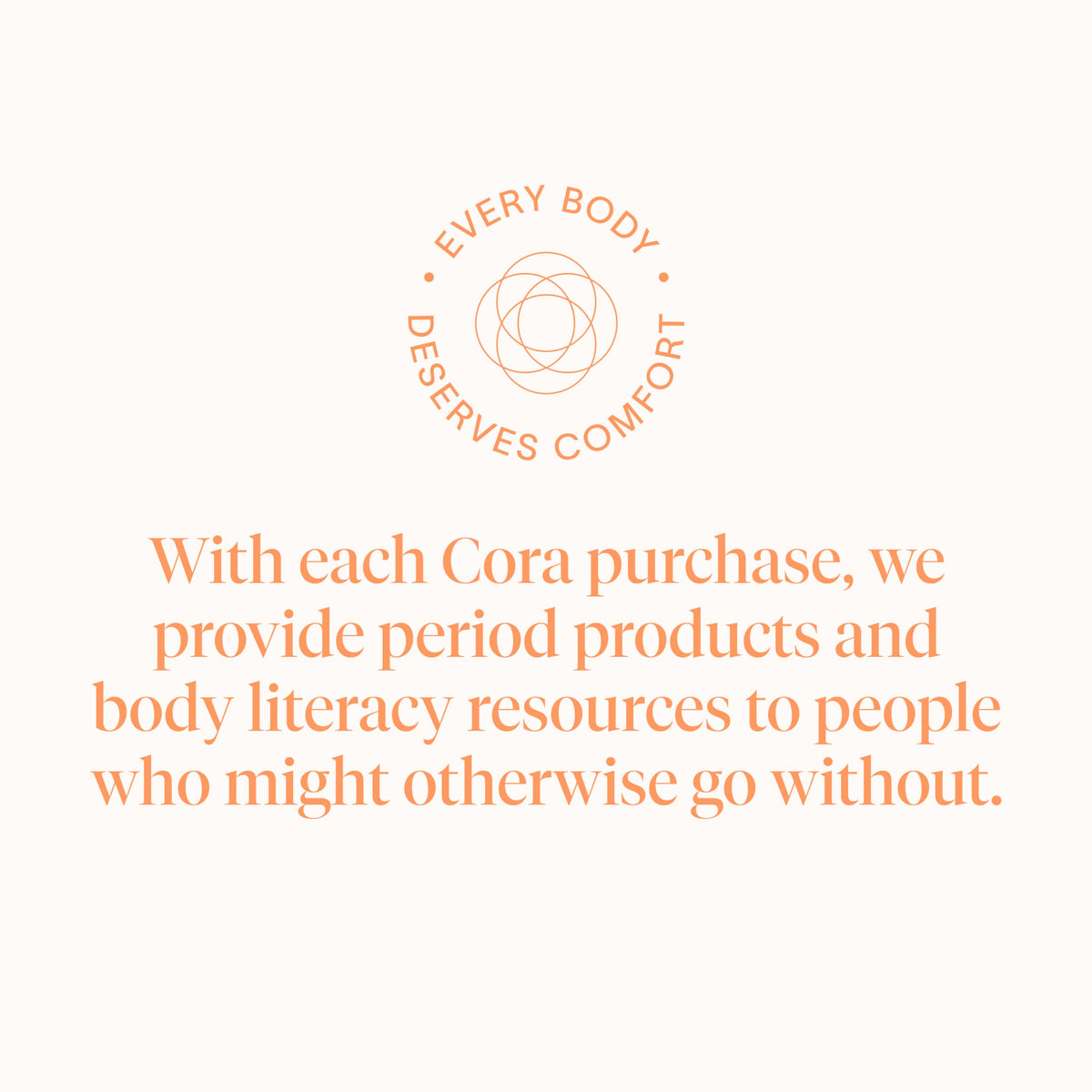 Cora Organic Cotton Non-Applicator Tampons (36 Light Non-Applicator Tampons)