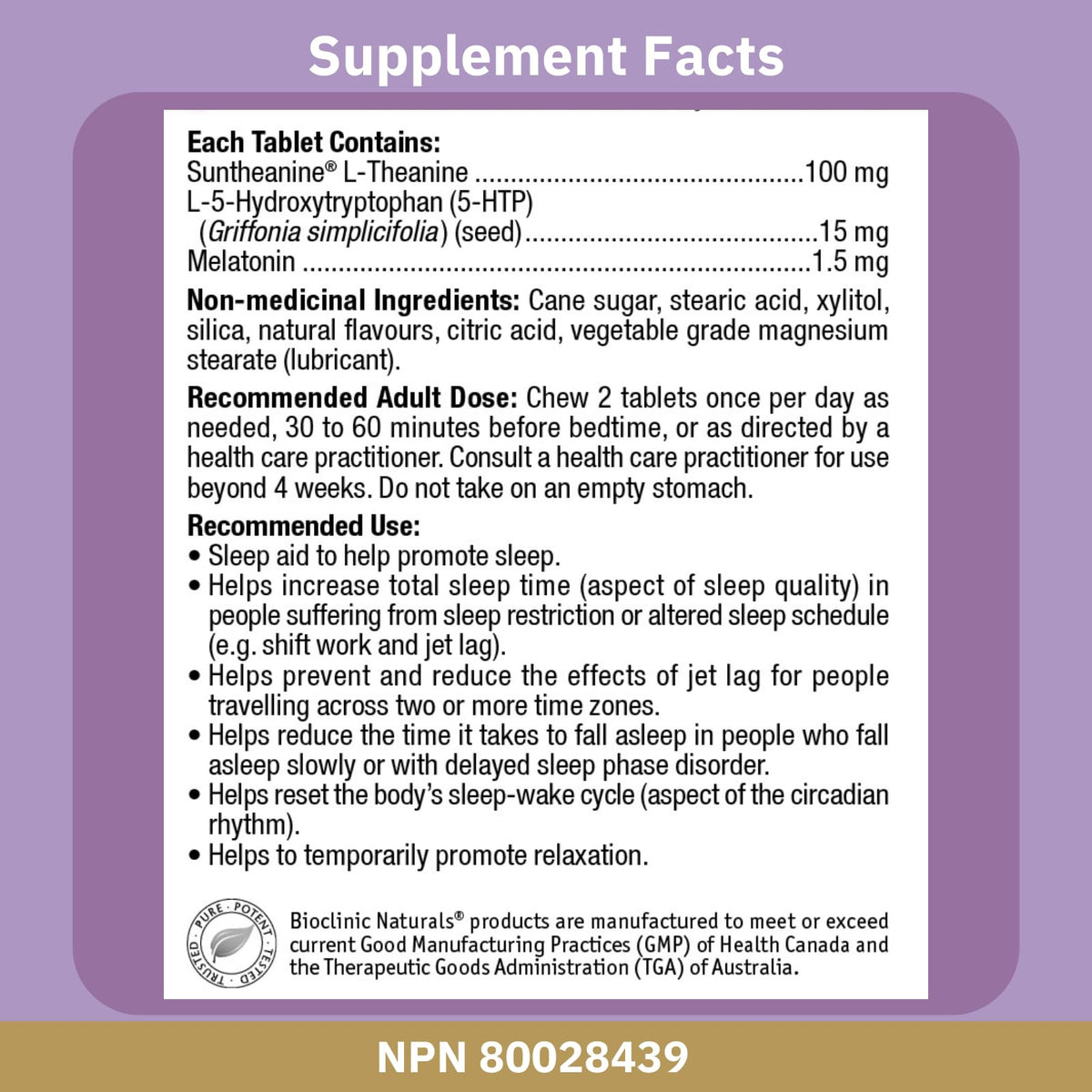 Somno Pro, Tropical Breeze 90 Chewable Tablets
