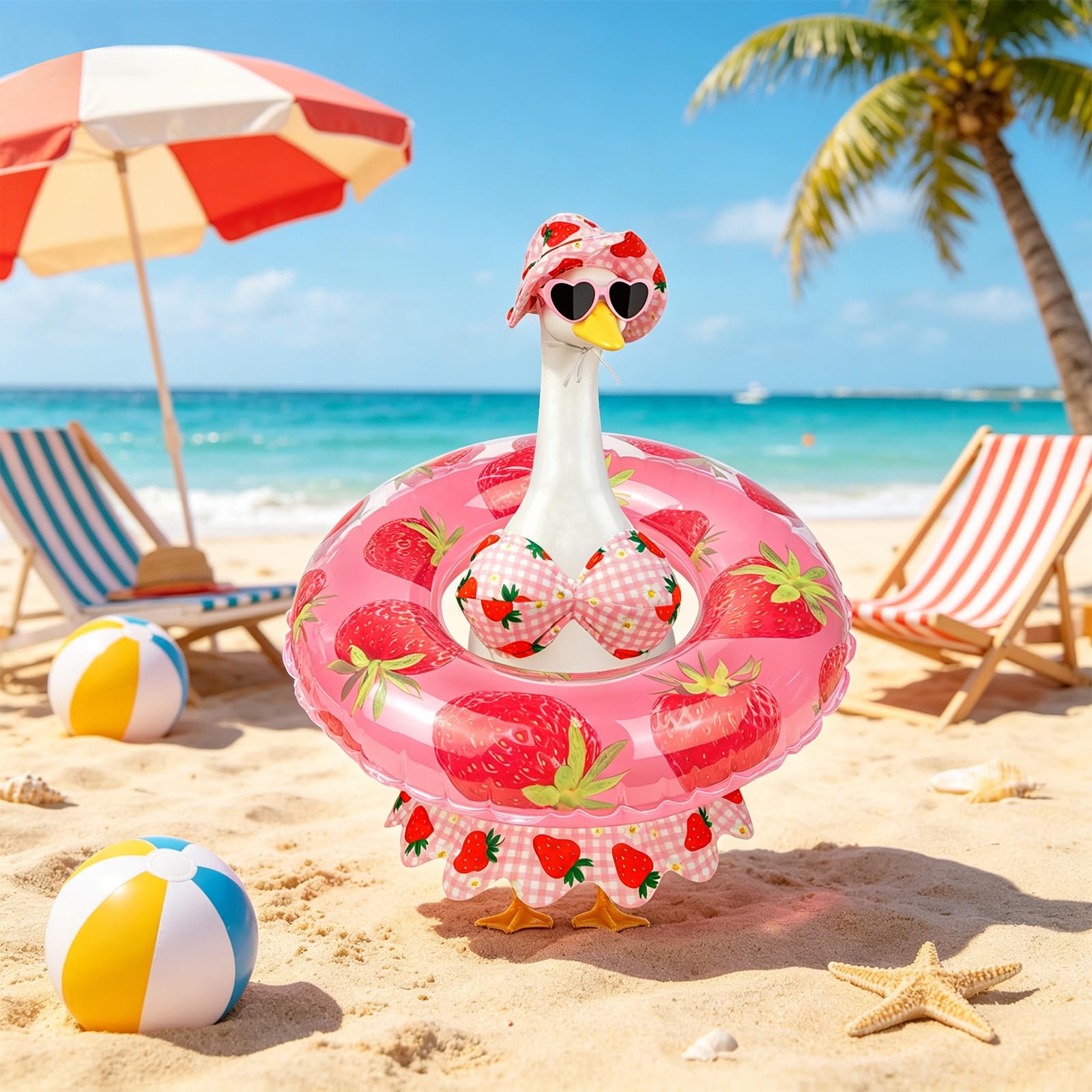 Hawaiian Porch Goose Outfits Summer Bikini Goose Outfit Fits 17 23 Inch