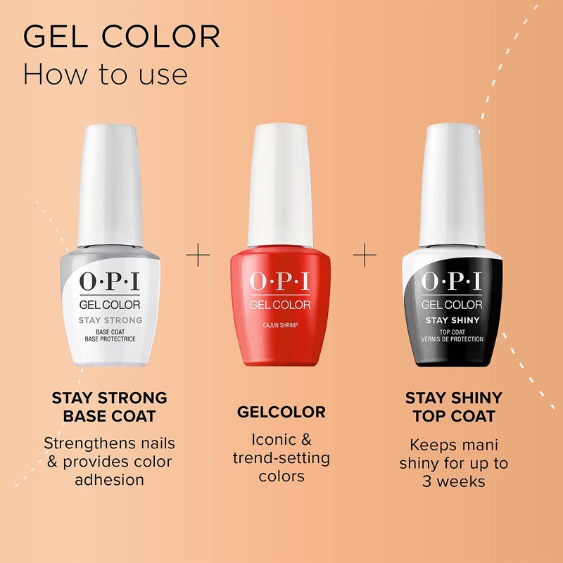 OPI GelColor, Suzi - The First Lady of Nails, Green Gel Nail Polish, Washington DC Collection, 0.5 fl oz