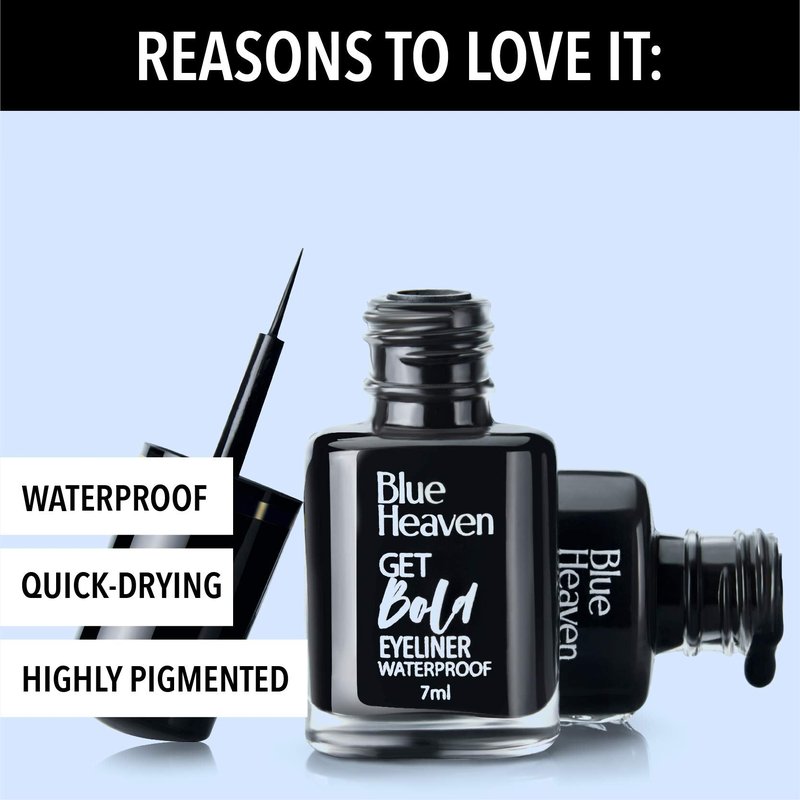 FXXXCUWUU Blue Heaven Get Bold Matte Finish Eyeliner (Black, 7 ml)