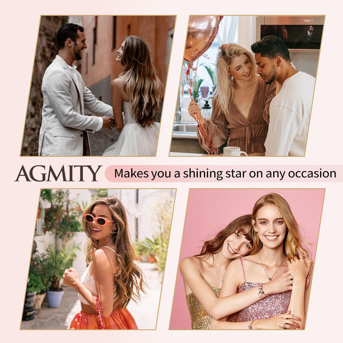 AGMITY Hair Extensions Tape in 100% Real Human Hair #30 Light Brown 16 inches 20pcs 40g/pack Invisible Thick Hair Extensions Tape in Real Human Hair(16 inches #30 Light Brown)