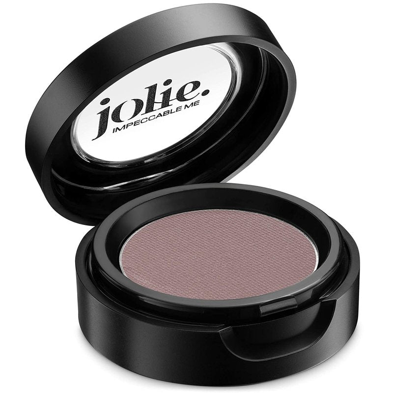 Jolie Pressed Powder Eyeshadow - High Color Pigment True Matte Finish - Use As Wet or Dry - Vegan, Cruelty-Free, 1.48g Purple Clay - (Earthly Nude)