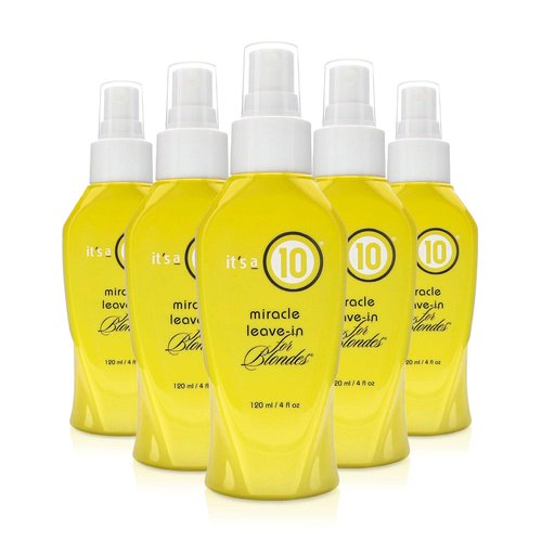 it's a 10 Haircare Miracle Leave-In Conditioner for Blondes 4 oz (Pack of 5)