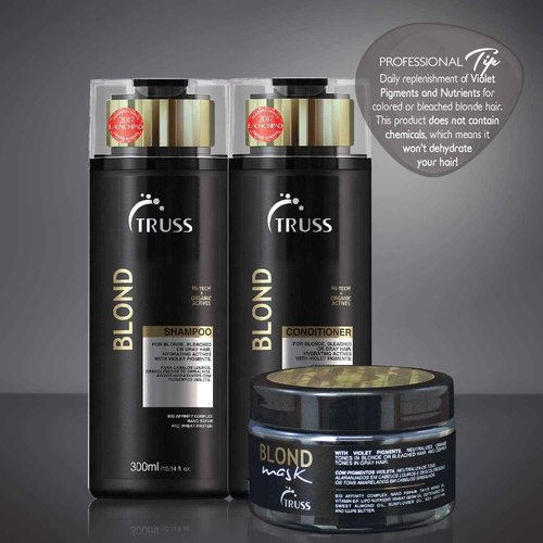 TRUSS Blond Shampoo and Conditioner Set with Violet Pigments