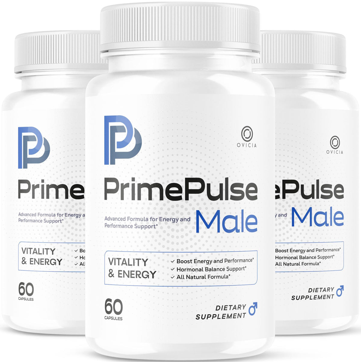 (3 Pack) Prime Pulse Male Pills - PrimePulse Capsules Advanced Formula Support Maximum Strength, PrimePulse All Natural Daily Vitamins for Health and Wellness Reviews, 180 Capsules for 3 Months