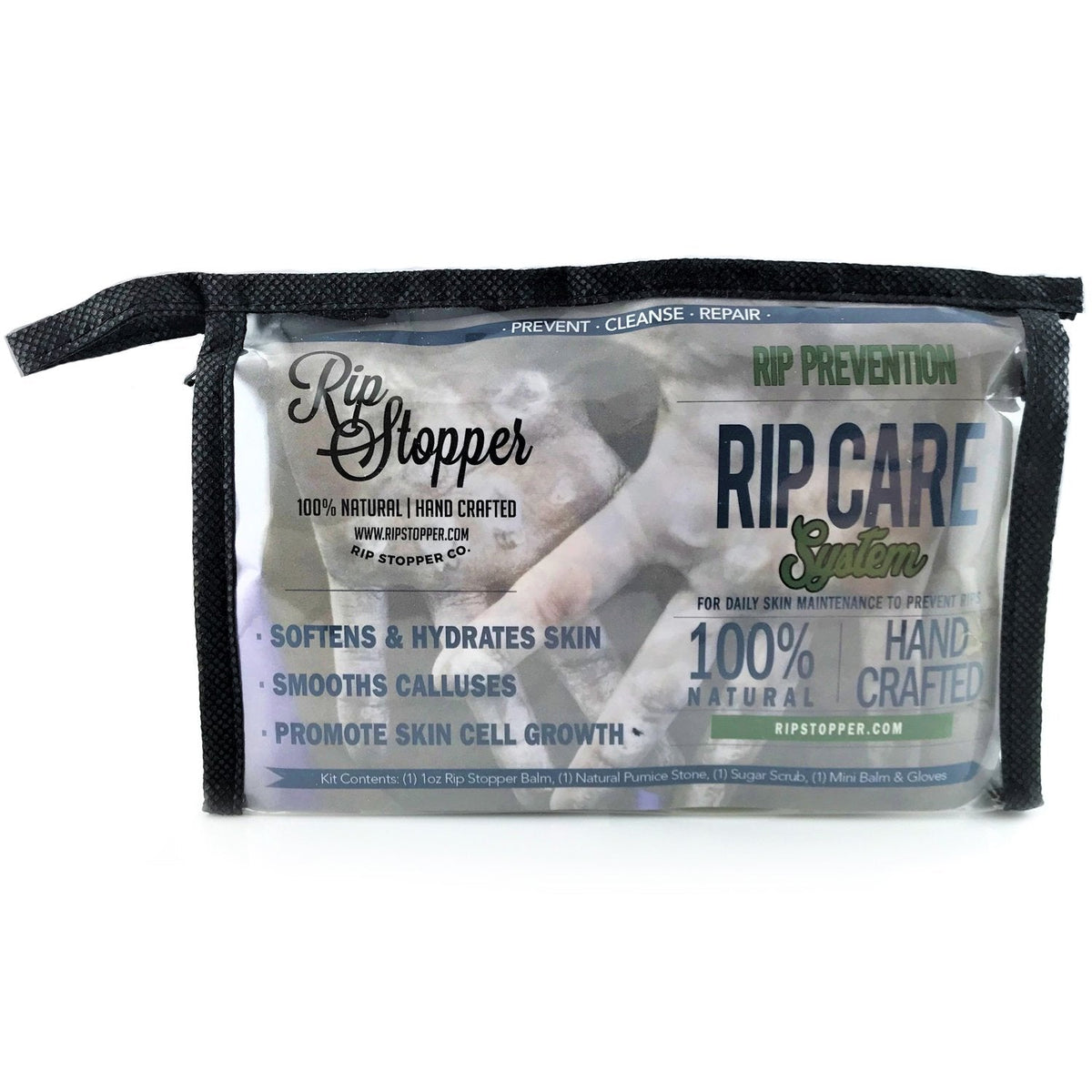 Rip Prevention Kit Rip Stopper | Repair and Prevent Skin Rips, Blisters, Cracks, Tears & Abrasions | 100% Natural Skincare | Rock Climbing, Weightlifting, Rowing