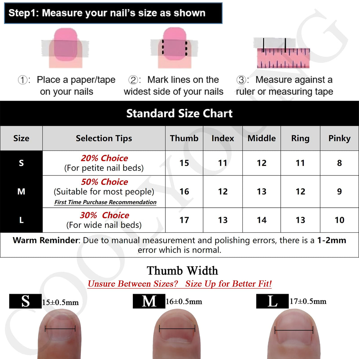 Handmade Press On Nails, Press On Nails Blue, Nailphoria Press Ons, Real Acrylic Press On Nails, Press On Nails 3D, Artificial Nails, Women Gift, COOLYOUNG Nails, 10 PCS, Size M