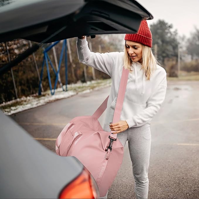 Expandable Travel Duffle Bags Weekender Overnight Bags for Women Men Hospital Bag for Women Labor Delivery with Toiletry Bag Waterproof