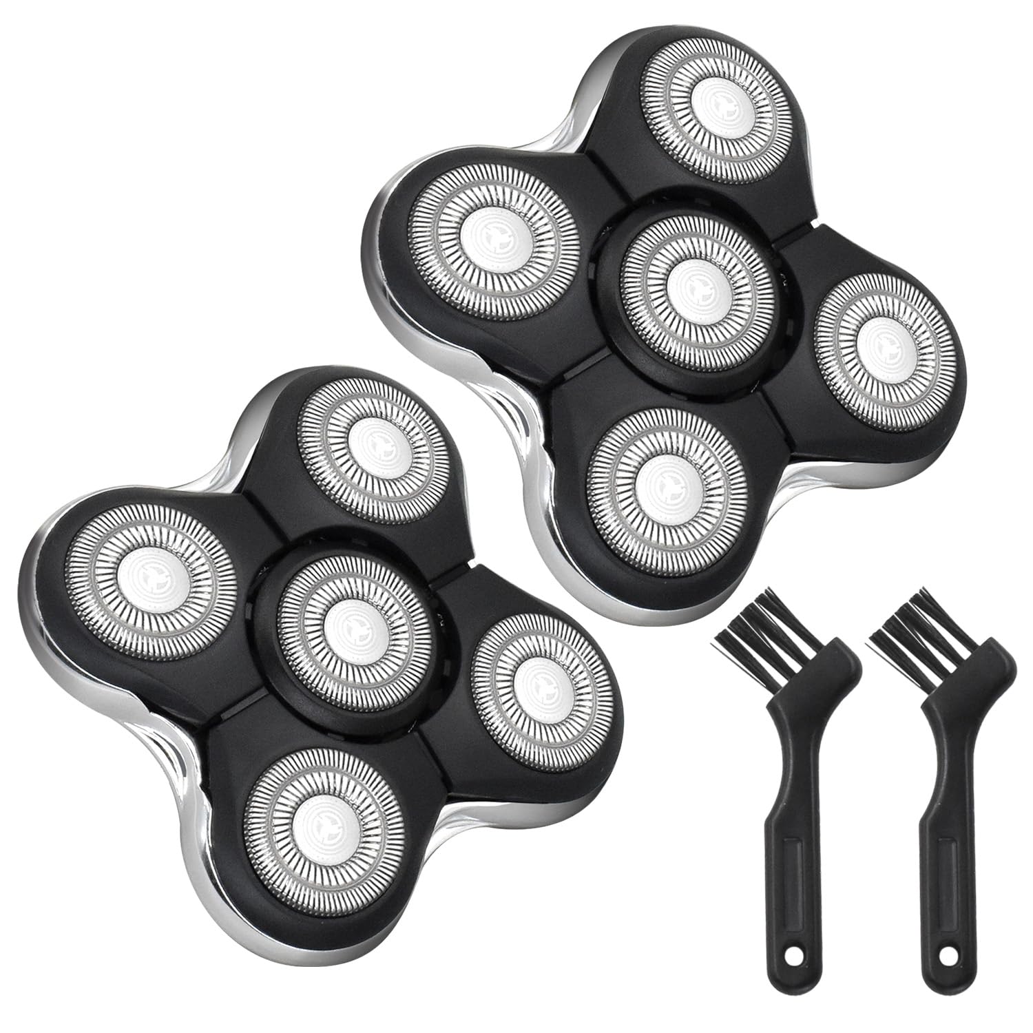 Pinkind Replacement Blades Compatible with Remington Balder Pro Head Shaver Model XR7000, 5 Dual Track Heads for Remington Shaver, Precision Electric Shaving for Bald Men,2 Pack