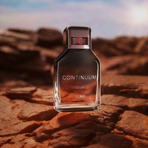 TUMI CONTINUUM [12:00 GMT] - Bold Cologne for Men with Smoky Fragrance - 3.4 oz & 1.0 oz Eau de Parfum, 6.7 oz Body Wash