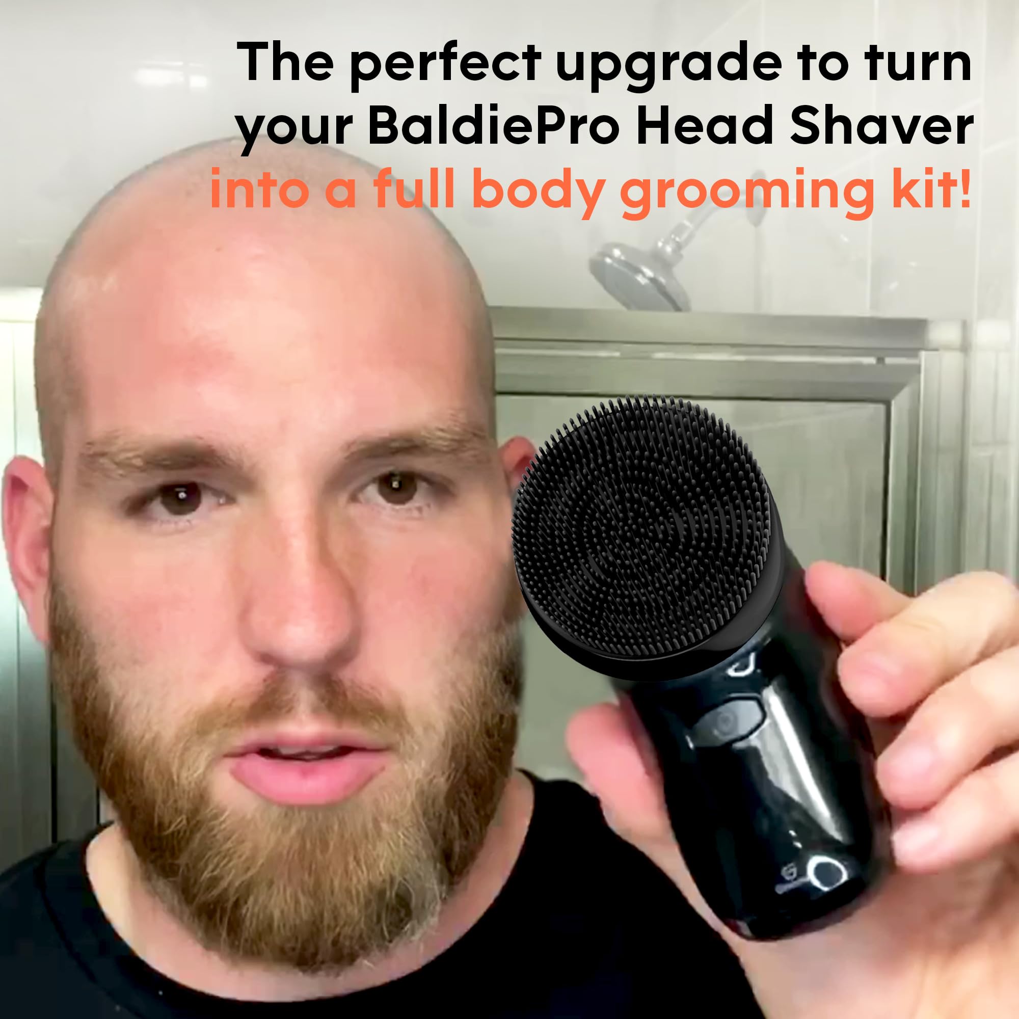 Groomie BaldiePro 7-Piece Grooming Attachment Kit for Head Shaver