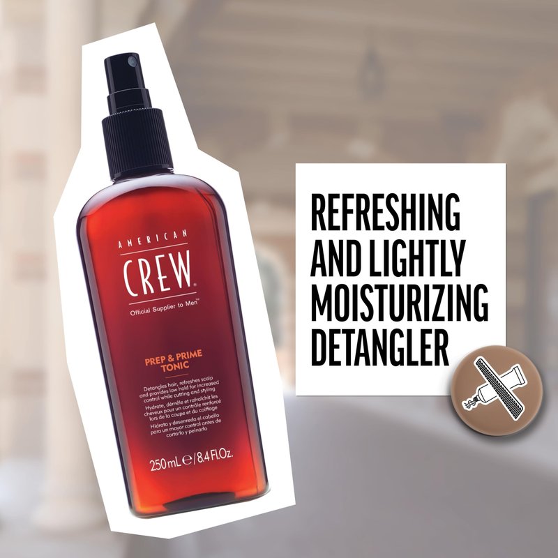 AMERICAN CREW Prep & Prime Tonic, 8.4 Fl Oz