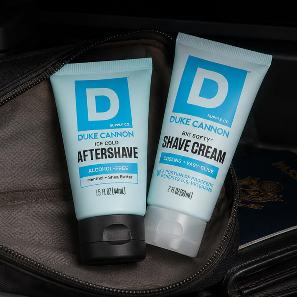Duke Cannon Cooling After-Shave Balm for Men, 3-Pack, 1.5 oz Each – Alcohol-Free, Menthol Cooling Sensation, Hydrating with Aloe & Shea Butter, Soothes Razor Burn