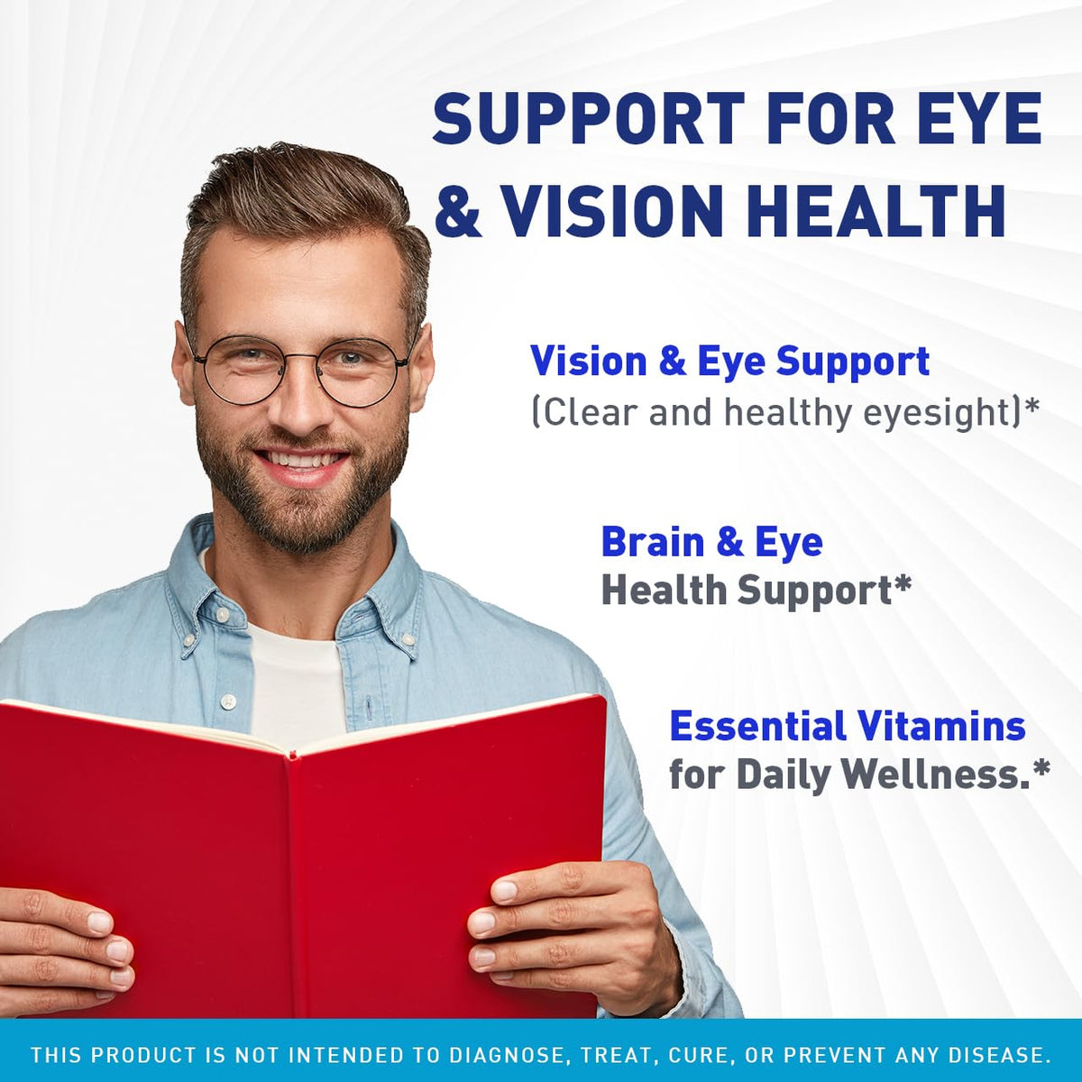 LIVORKA Sight Clear 20/20 Vision Support Supplement For Eyes - 3 Month Supply - Pack Of 3