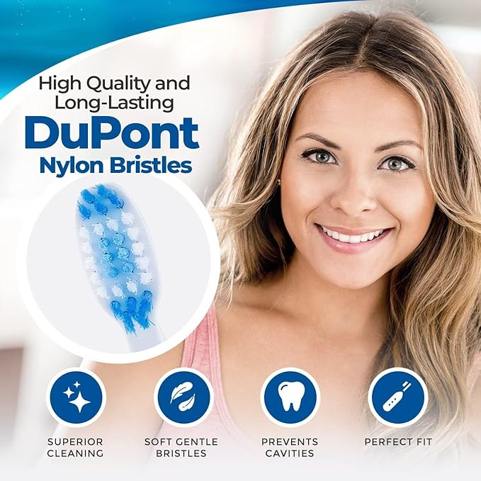 Pop Sonic Electric Toothbrush (Navy + 4 Brush Heads) - Travel Toothbrushes w/AAA Battery | Kids Electric Toothbrushes with 2 Speed & 15,000-30,000 Strokes/Minute, Dupont Nylon Bristles