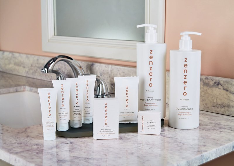 RAPSI, FRANCOFONTE BARONESSA CALI, SICILY, ITALY ZENZERO 2-in-1 Cleansing Hair and Body Wash Tarocco Orange + Ginger Root, Ginger and Citrus Body Wash and Shampoo 475 ml / 16.0 Fluid Ounce