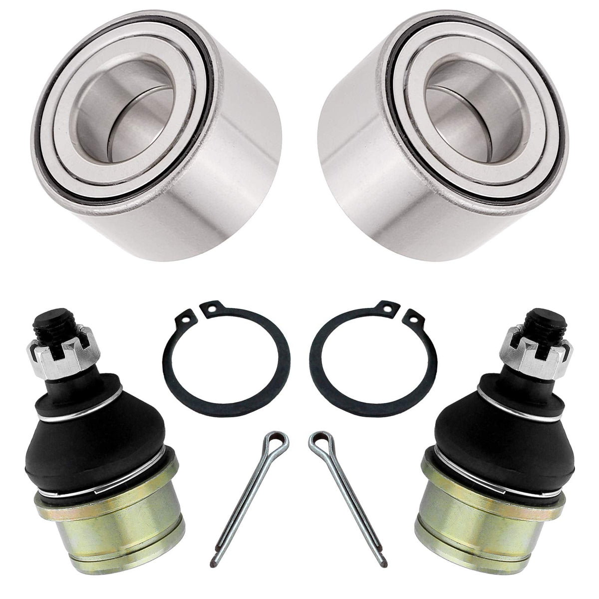Caltric 2 Front Wheel Knuckle Ball Bearing Joint Compatible with Honda Trx420 Rancher 420 4X4 2014-2019