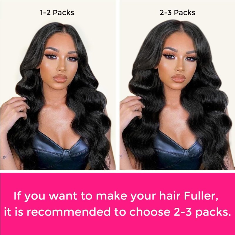 Lashey Seamless Clip in Hair Extensions Remy Human Hair Extensions, 110g 7pcs Body Wave Natural Black Clip in Hair Extensions Real Soft Human Hair Natural Black Human Hair Extensions 14 Inch