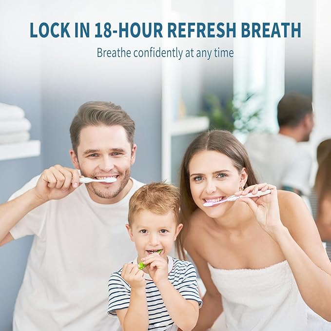 7.5% Nano Hydroxyapatite Toothpaste Helps Remineralize, Protects Enamel, Dentist-Formulated Whitening Toothpaste for Sensitive Teeth, Natural Peppermint, Fluoride-Free (2Pack, Natural Peppermint)