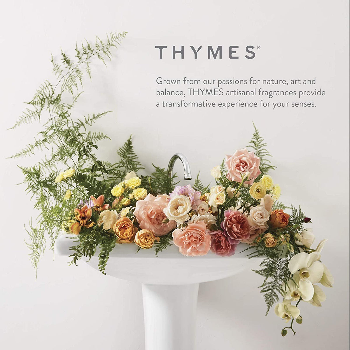 Thymes Home Fragrance Mist – Room Air Fresheners for Home Long Lasting – Air Freshener Spray – Premium Fragrance – Notes of Jasmine, Rose, Hyacinth, & Oak Moss (Goldleaf, 3 oz)