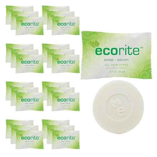 Ecorite Body Bar 1oz/30gm (clear frosted sachet) Hotel Amenities, 288/case