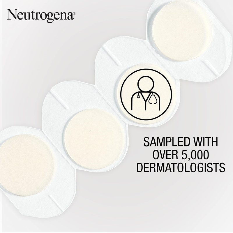 Neutrogena Stubborn Acne Blemish Patches, Ultra-Thin Hydrocolloid Acne Patch Absorbs Fluids & Removes Impurities To Help Pimples Look Smaller After One Use, 2 x 24 Patches, (48 Patches)