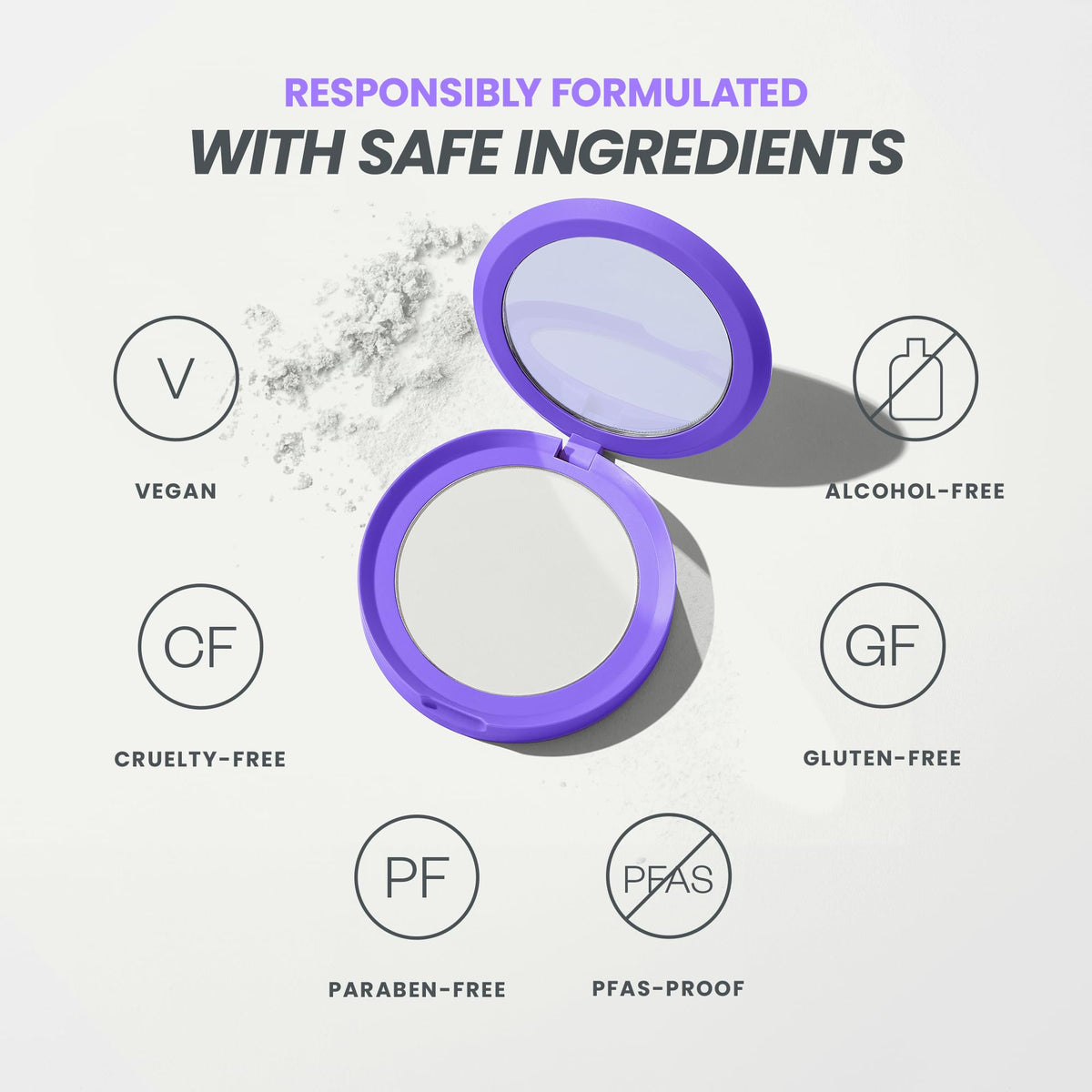 Wonderskin FYP Filter Powder - Translucent Powder Setting Makeup For Blurring, Mattifying and Poreless Finish