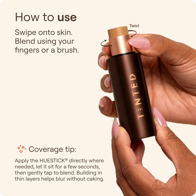 Live Tinted Foundation Makeup - Huestick Complexion Stick - Shade 06
