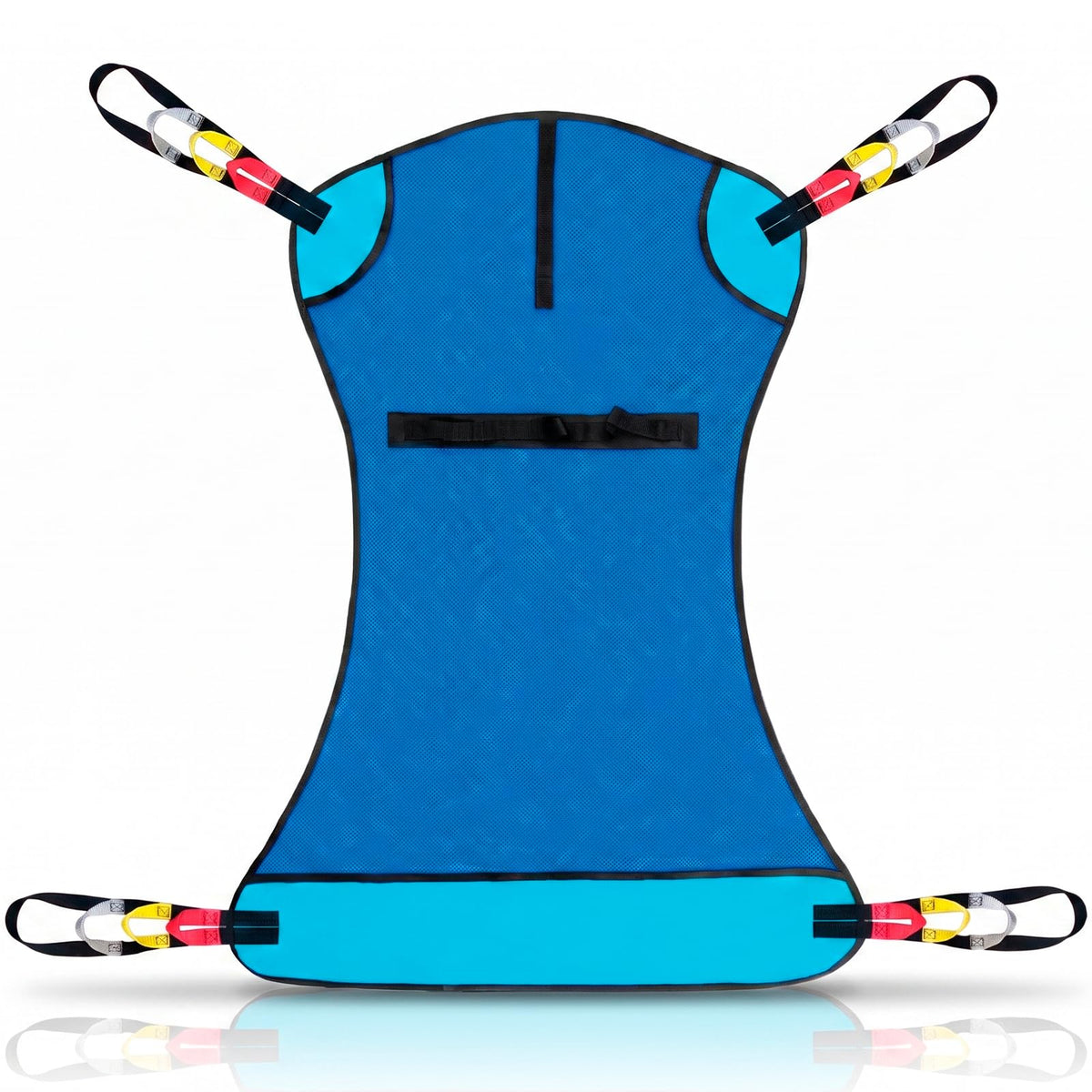 Vive Patient Lift Sling - Full Body Mesh Transfer Sling for Showering & Home Use - Hoyer Lift Pad for Elderly, Disabled, Bariatric - Patient Transfer Assist Device Blanket for Bed Positioning, Lifting