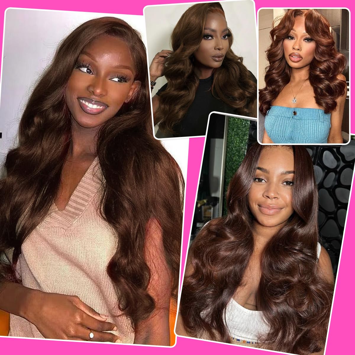 Clip in Hair Extensions Real Human Hair 16 Inch Remy Human Hair Extensions for Women Double Weft Seamless Clip ins Brazilian Body Wave Virgin Human Hair Extensions 8Pcs 100g 20 Clips Dark Brown