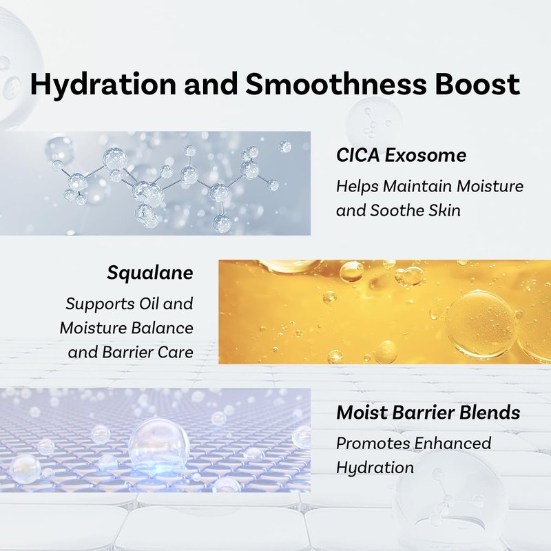 APOTHE Exosome Squal-Tox Booster Cream Mist 3.38 fl oz (100ml) – Hydrating, Soothing, and Brightening with Squalane, Centella Asiatica, and Niacinamide
