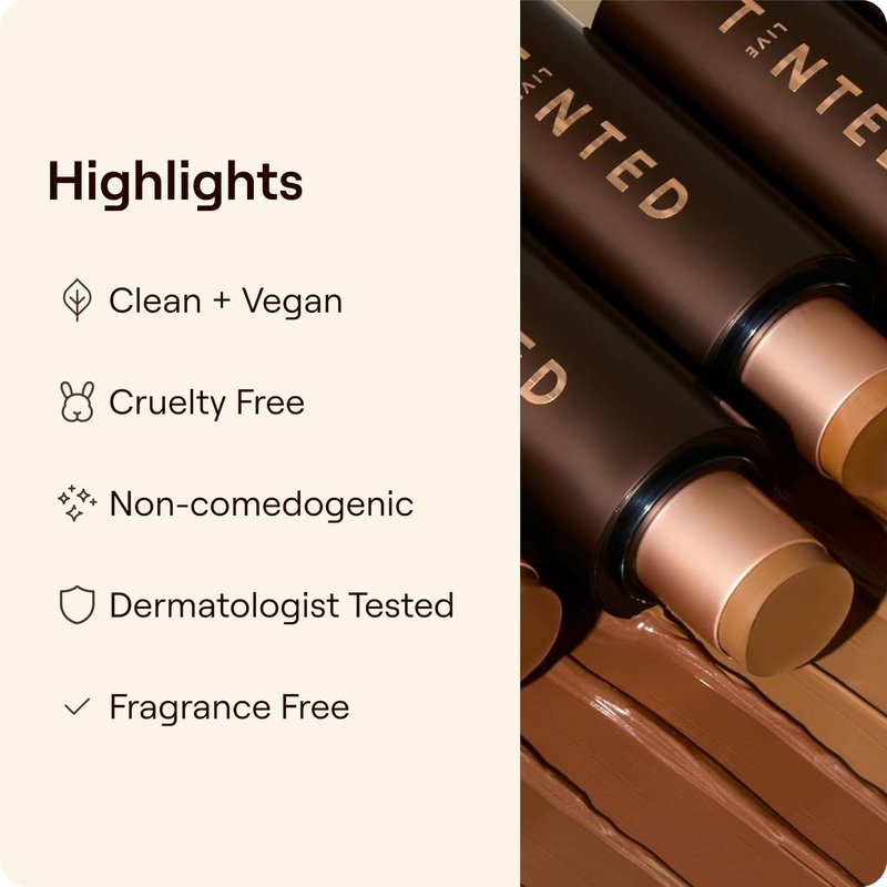 Live Tinted Foundation Makeup - Huestick Complexion Stick - Shade 06