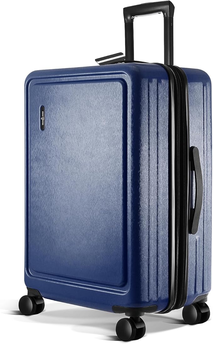 24 Inch Luggage with Spinner Wheels, Hard Shell Suitcase with TSA Locks for Luggage, Travel Large Suitcase, Expandable Hard Shell Suitcases, Navy