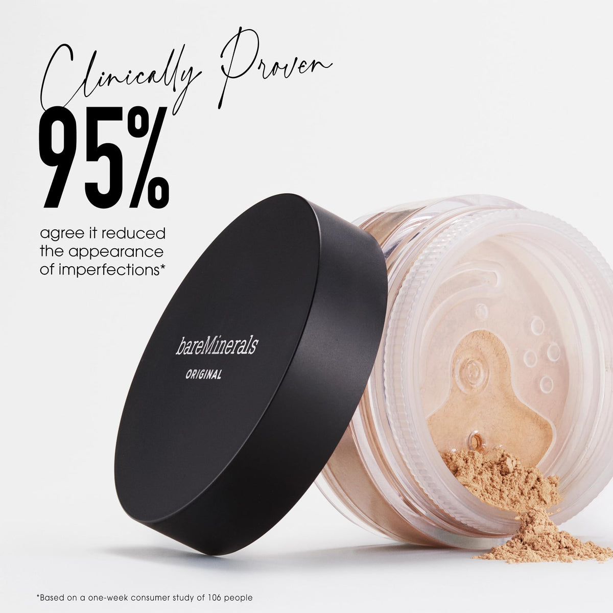 Original Loose Powder Foundation SPF 15, Golden Fair 04, Vegan, Cruelty-Free & Dermatologist-Tested