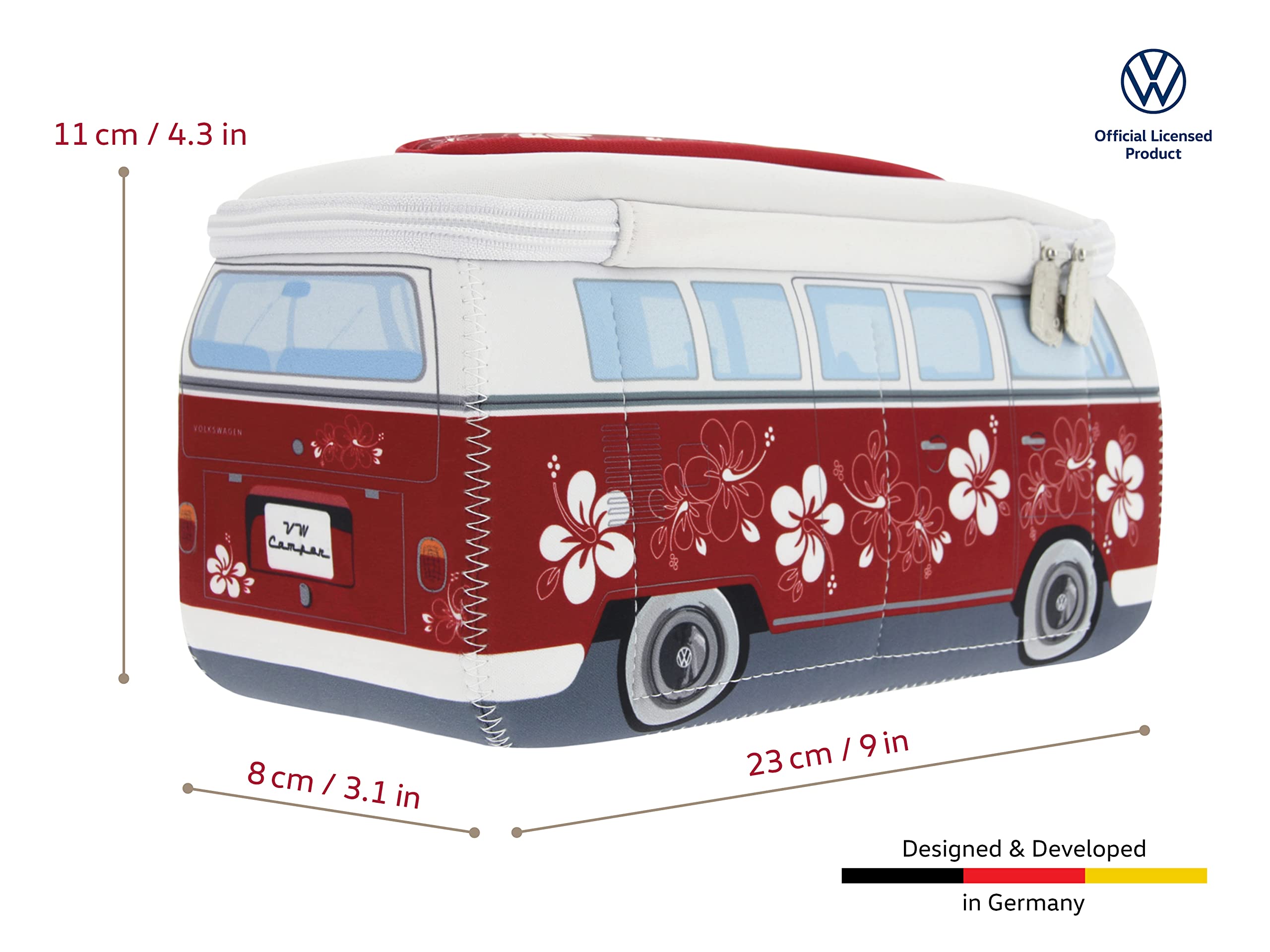BRISA VW Collection - T1 Bus Camper Toiletry Bag Cosmetic Case