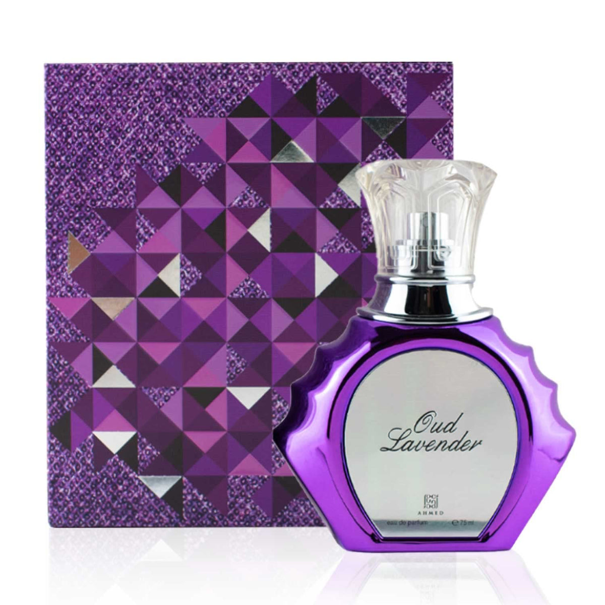 AHMED Oudh Lavender 75 ML EDP Oriental Fragrance for Men and Women with Bold, Fresh, Luxurious and Sensual Versatile Oudh Leather Perfume Accords by Al Maghribi Arabian Perfumes Dubai