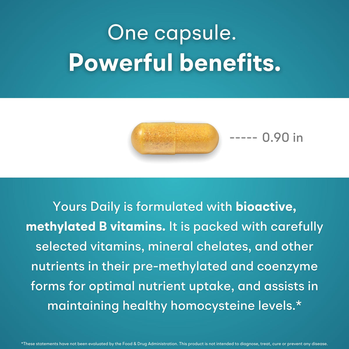You Vites - Methylated Multivitamin for Men and Women, Methyl Multi Without Iron - 60 Capsules, MTHFR Supplement with Methyl B12, Methylfolate (5-MTHF), CoQ10 for Energy, Heart and Mood Support