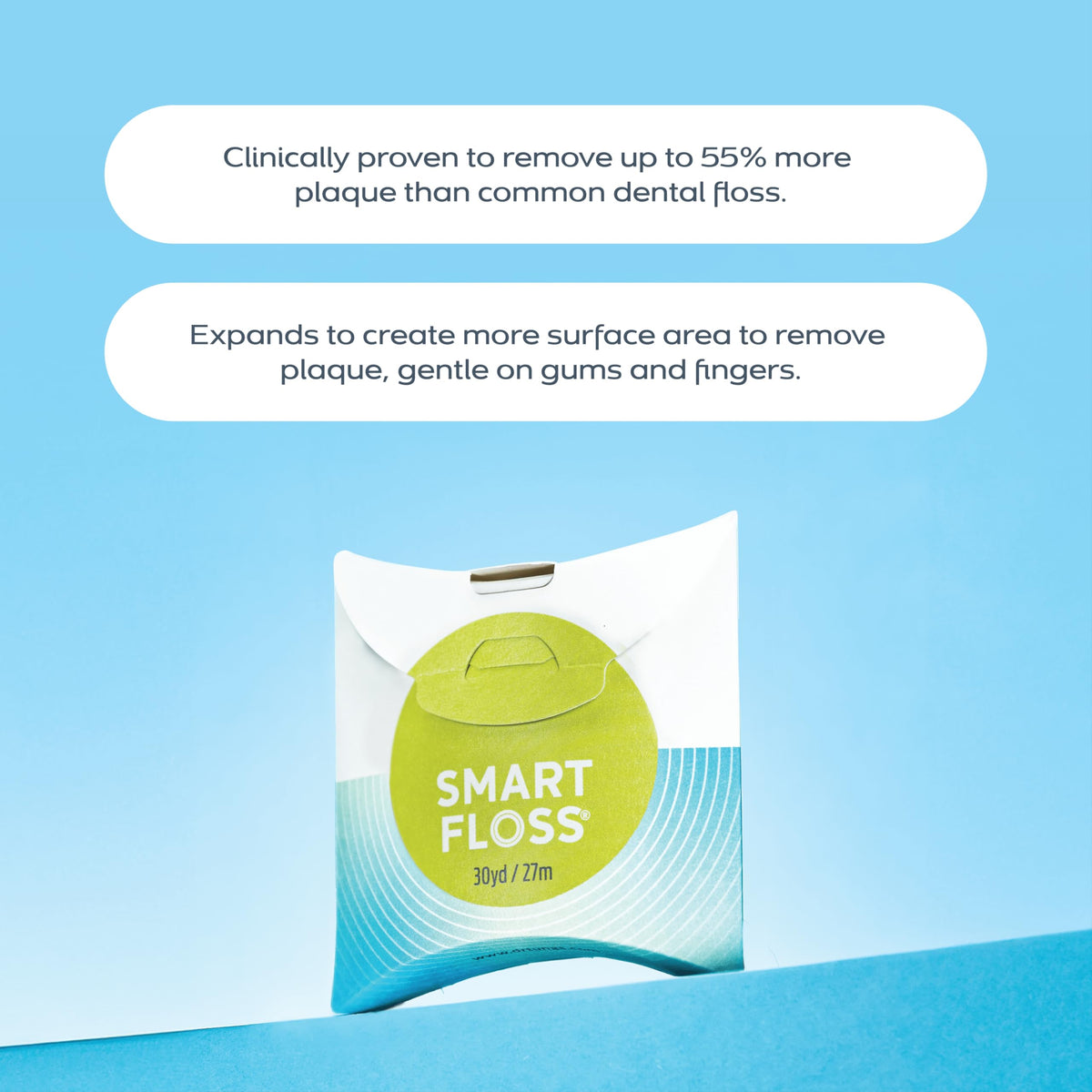 DrTung's Smart Floss - Natural Dental Floss, Cardamom Flavor - Pack of 7